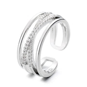 Multi-layer Line Fashion Special-interest Design Ring – Stylish Gifts — 4
