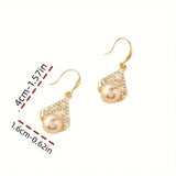 Fashion All-match Water Drop Pearl Earrings – Stylish Gifts — 7