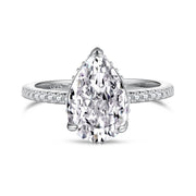 High Carbon Diamond Square Diamond S925 Ring – Gift Ideas — 8