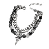 Titanium Steel Colorless Cuban Bracelet – Jewelry Gift Ideas — 5