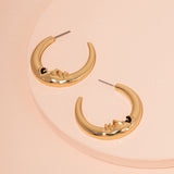 Fashion Retro Earrings Moon C Word – Stylish Gifts — 2