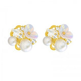 Summer Petal Pearl New Net Red Temperament Earrings – Surprise Gifts — 3