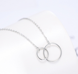Geometric simple size ring necklace – Jewelry Gift Ideas — 4