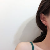 Qilianxing Zirconia Stud Earrings – Thoughtful Gifts — 6