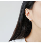 Plain Tremella Pin Round Earrings – Thoughtful Gifts — 2
