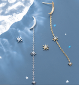 Star moon earrings – Birthday Gifts — 4