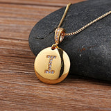 Necklace Glossy Diamonds 26 English Letters – Jewelry Gift Ideas — 12