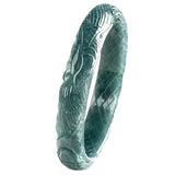 Natural Emerald Blue Water Positive Circle – Jewelry Gift Ideas — 2