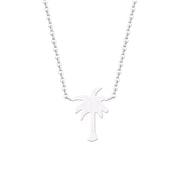 Stainless Steel Tropical Women Palm Tree Coconut – Jewelry Gift Ideas — 3