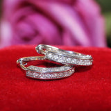 Fashion New Earrings Three-sided Full Diamond Earrings – Stylish Gifts — 2