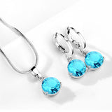Water Drop Necklace Earring Set – Jewelry Gift Ideas — 10