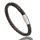 Leather rope woven bracelet – Jewelry Gift Ideas — 6