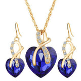 Jewelry Set With Crystal Glass Earrings – Jewelry Gift Ideas — 2