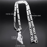 Israel Stainless Steel Women's Pendant Necklace – Jewelry Gift Ideas — 4