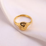 Hot Human Chest 18K Gold Plated Stainless Steel Ring – Birthday Gifts — 5