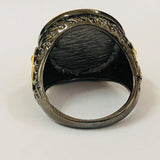 Gold-plated two-tone ring domineering creative Chinese – Gift Ideas — 4