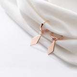 Glossy diamond short earrings – Holiday Gift Ideas — 5