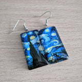 Stainless Steel Painted Starry Earrings – Stylish Gifts — 3