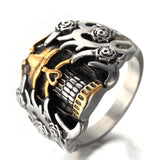 Vintage Skull Ghost Head Titanium Steel Ring – Practical Gifts — 9