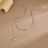 925 Sterling Silver Simple Clavicle Chain – Jewelry Gift Ideas — 4