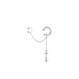 Frigid Wind Without Ear Piercing Cross Star Chain Tassel – Gift Ideas — 4