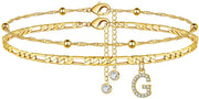 26 Letters Anklet Zircon Letters Simple – Meaningful Gifts — 6