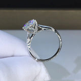 Moissanite White D Color High Clarity Ring – Stylish Gifts — 4