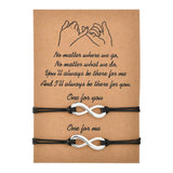 Card Bracelet Simple Alloy Figure 8 Hand Woven – Jewelry Gift Ideas — 5