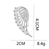 Ladies Creative Angel Wings Diamond Brooch – Jewelry Gift Ideas — 2