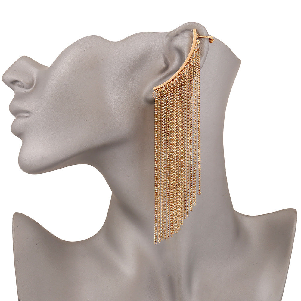 Exaggerated tassel ear clip – Meaningful Gifts — 1