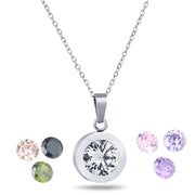8 colors diamond titanium steel necklace – Jewelry Gift Ideas — 1