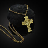 Cross necklace leather rope – Jewelry Gift Ideas — 1