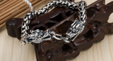 S925 silver bold domineering men's faucet bracelet – Gifts for Him — 7