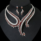 INS Wind Zircon Necklace Earring Set – Jewelry Gift Ideas — 6