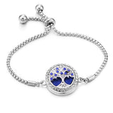 Color Rhinester Tree Of Life Bracelet Stainless – Jewelry Gift Ideas — 6