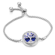 Color Rhinester Tree Of Life Bracelet Stainless – Jewelry Gift Ideas — 6