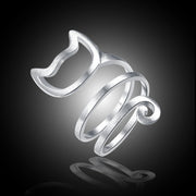Fashion Cat Ring Matte Kitten Cat Wrap Animal Finger – Cat Lover Gifts — 5
