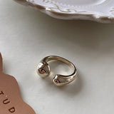 Brass Vacuum Plating 18K Gold Ring Female Fashion – Stylish Gifts — 10