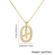 26 Letters Pendant Necklace Light Luxury – Jewelry Gift Ideas — 17