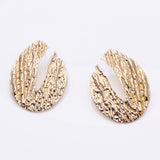 Metal texture earrings – Surprise Gifts — 3