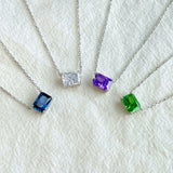 Women's Sterling Silver Zircon Necklace Versatile – Jewelry Gift Ideas — 10