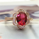 Rose flower ring – Birthday Gifts — 8