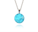 Moon resin pendant clavicle necklace – Jewelry Gift Ideas — 13