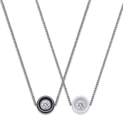 Round temperament pendant necklace – Jewelry Gift Ideas — 1
