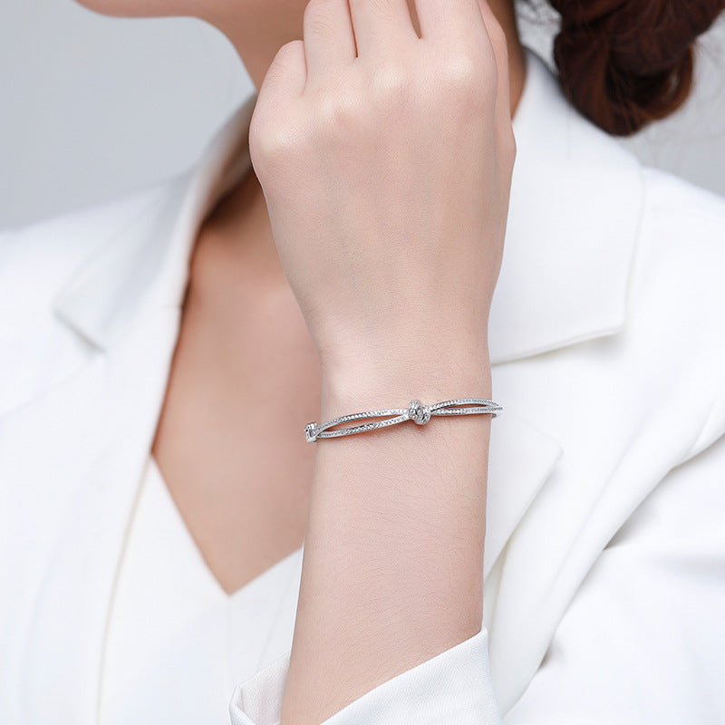 Women's Bends And Hitches Open Diamond S925 – Jewelry Gift Ideas — 1