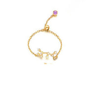Twelve Constellation Ring with Diamonds – Everyday Gifts — 9