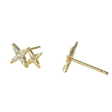 Star Sterling Silver Stud Earrings – Small Gift Ideas — 3