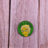 Vegan Pin Socially Popular Brooch Woman Lapel – Jewelry Gift Ideas — 2