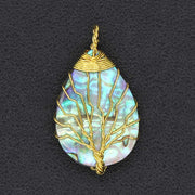 Water Drop Winding Tree of Life Pendant Necklace – Jewelry Gift Ideas — 6