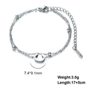 Cut Titanium Steel Double-layer Chain 26 Letters – Jewelry Gift Ideas — 20